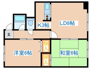 ウインザ－ハイムスの物件間取画像